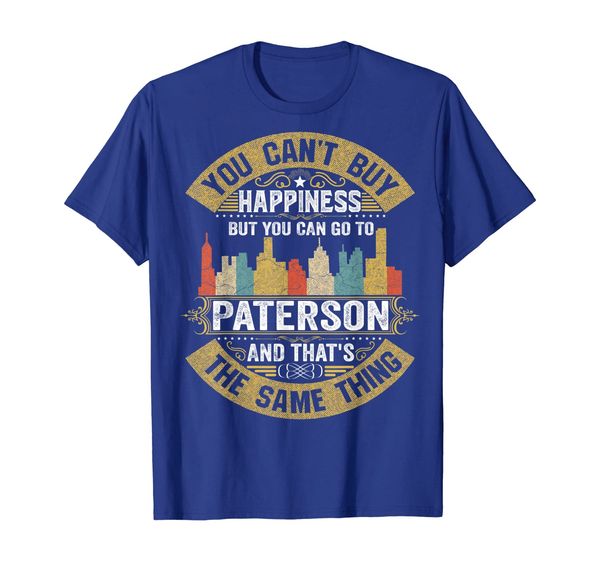 

home city paterson t-shirt new jersey skyline 70s 80s gifts, White;black