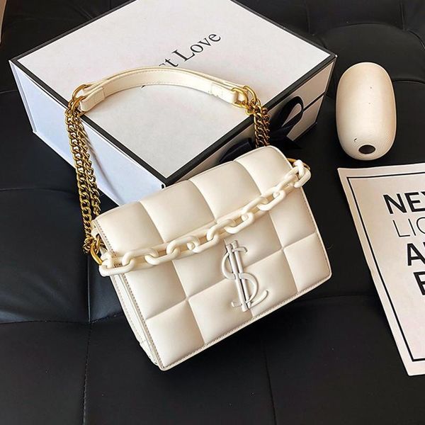 

evening bags fashion rhombic chain bag simple and versatile shoulder messenger small square purses handbags luxury designer