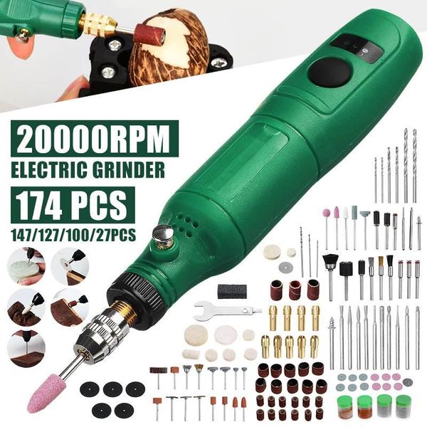 

professiona electric drills 20000rpm mini drill 3 speed carving pen with lighting rotary tools kits engraver for grinding polishing