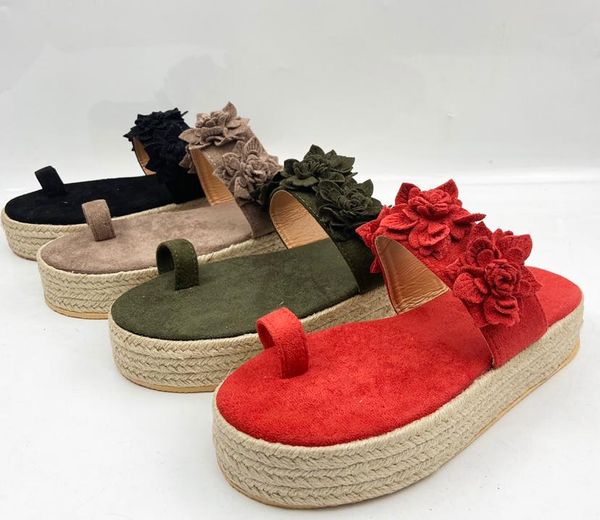 

beach slippers women summer sandals woman 2021 femmes chaussures chanclas mujer platform slides outside flip flops wedges, Black