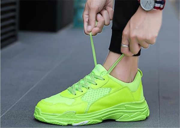 

hbp men green casual shoes real leather sneakers ace stripes walking sports shoe with box, Black