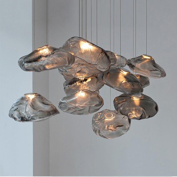 

chandeliers modern led stone kitchen dining bar lustre suspension chandelier nordic lamp industrial livingroom