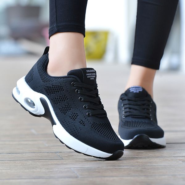 

Tenis Feminino 2021 New Fashion Casual Womens Vulcanized Shoes Breathable Mesh Lightweight Female Sneakers Zapatos De Mujer, Black