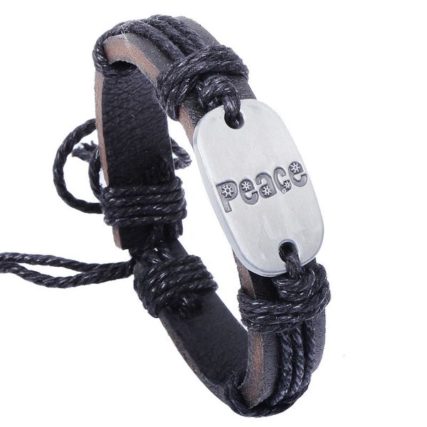 

peace alloy bracelet jewelry mixed batch, Golden;silver