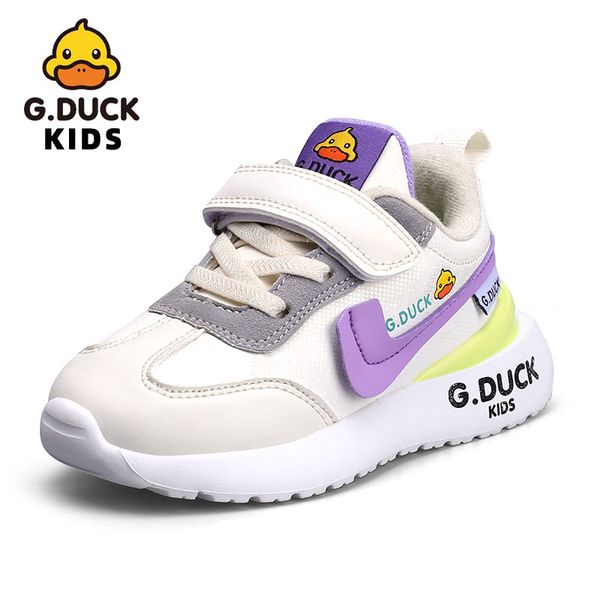 

supz kids casual sports shoes.g-duck children primary school breathable fashion memory foam lace-up trendy feels fitness running walking sne, Black