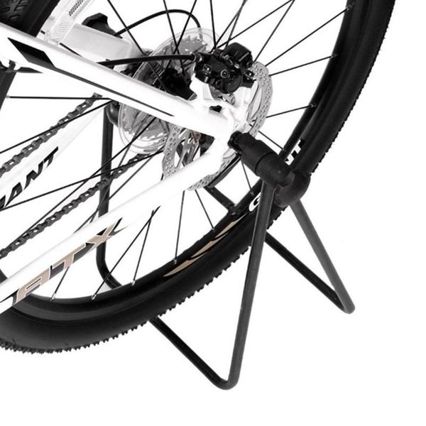 

car & truck racks universal flexible bicycle bike display triple wheel hub repair stand kick for parking holder folding high quality