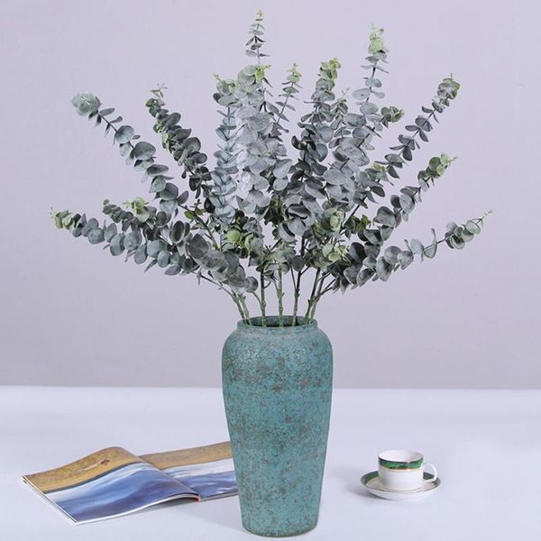 

simulation plant green flower eucalyptus money leaf indoor decoration arrangement wedding decorative flowers & wreaths