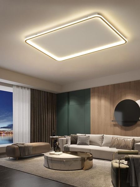 

ceiling lights led lamp rectangular living room ultra-thin simple modern atmospheric home bedroom creative