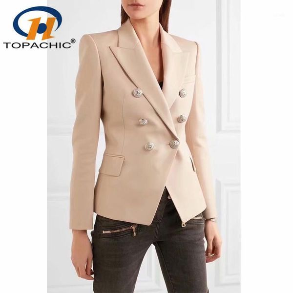 

10.29 woman blazer gold buttons office lady work wear must have one women's suits & blazers, White;black