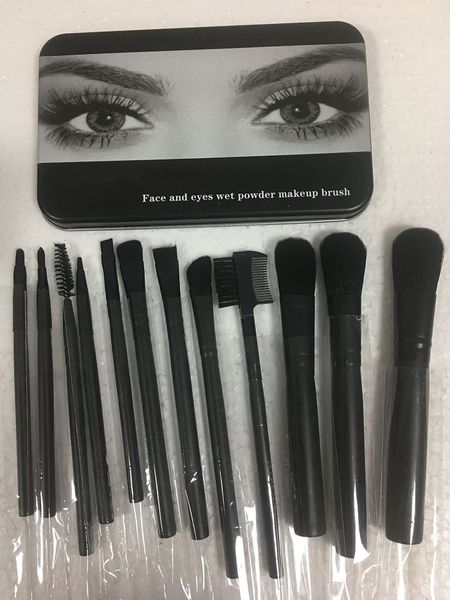

makeup brushes 12pcs powder eye shadow professional cosmetic brush set instock r b