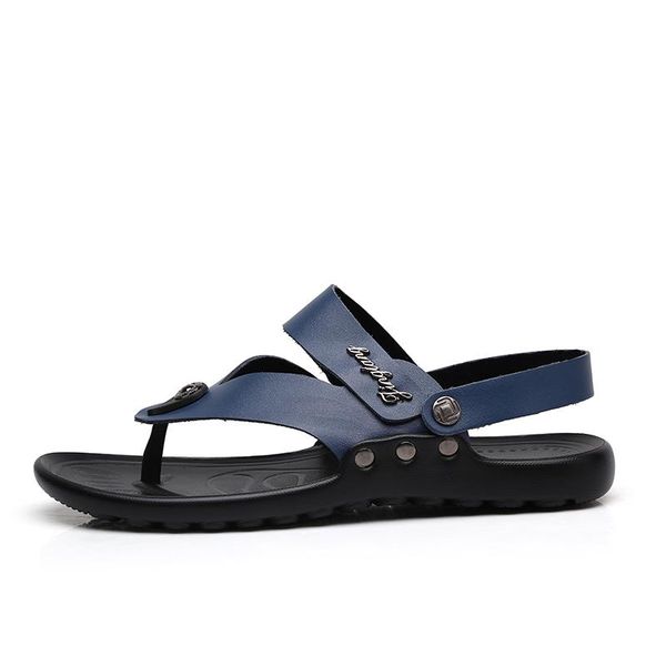 

sandals zandalias de sandel shoes rasteira verano sandalle slide deportivas cuero sandalet sandals-men roman hombre beach 2021 uomo da, Black
