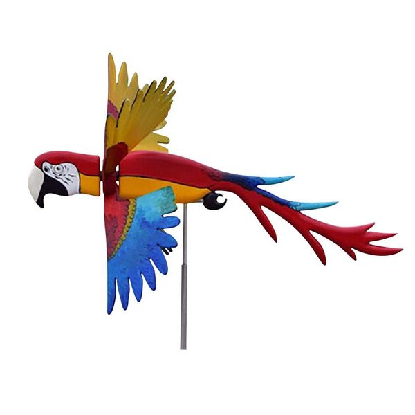 

whirligig-asuka series windmill whirly parrots garden lawn decoration courtyard farm yard animal decorative stakes wind spinners objects & f