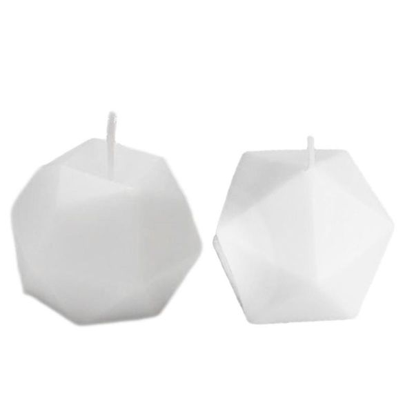 

candles polygonal cube candle cute soy wax small scented relaxing birthday gift geometric home decoration ornaments