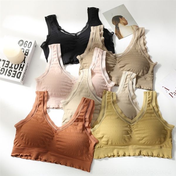 

igi fat mm women's back underwear underwear u-back plus fat women's bra without steel ring bra size plus seamless breast wrapping, Red;black