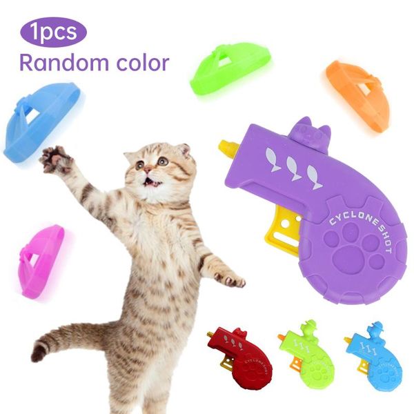 

cat toys interactive pet tracks toy flying propellers disc saucers dog training supplies