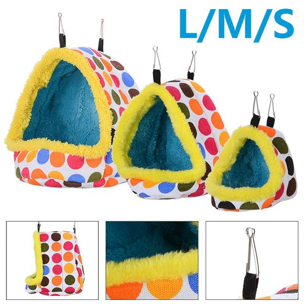 

bird hammock hut toy nest pet parrot hanging cave cage warm bed tents toys cages
