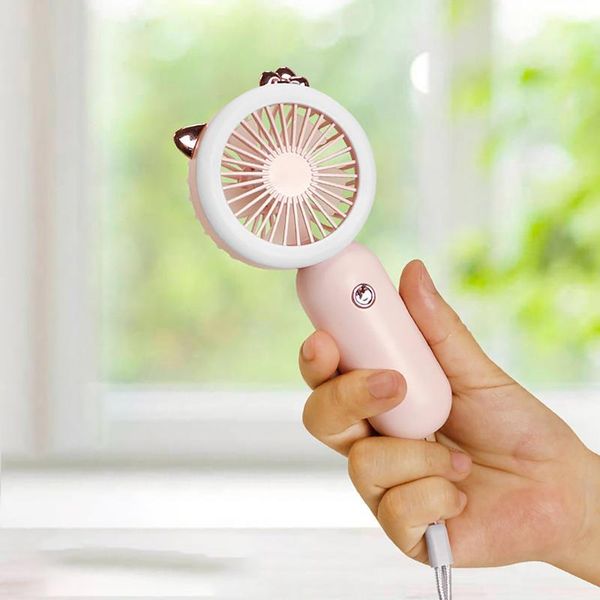 Outra decoração da casa A iluminação LED Small Fan Student Outdoor Portable Elétrico portátil Autriente Origrigeridade #P2