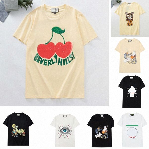 

womens mens designers t shirts tshirts fashion letter printing short sleeve cat lady tees casual clothes 21ss t-shirts clothing 2021844z#, White
