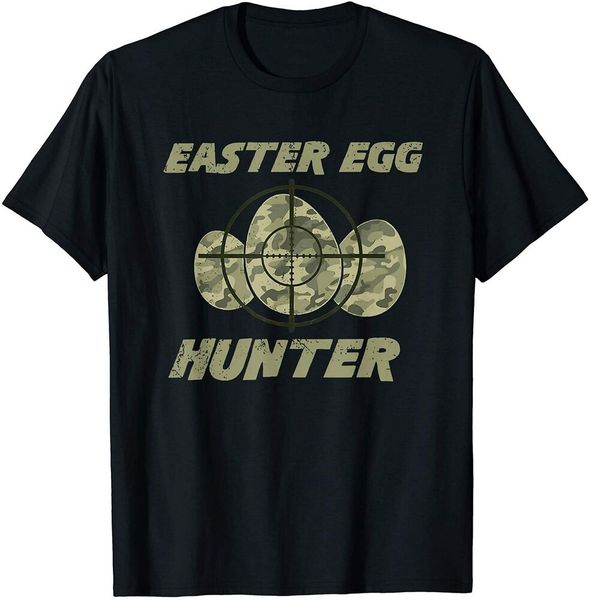 

hunting season easter t shirt egg hunter men boys t-shirt, White;black
