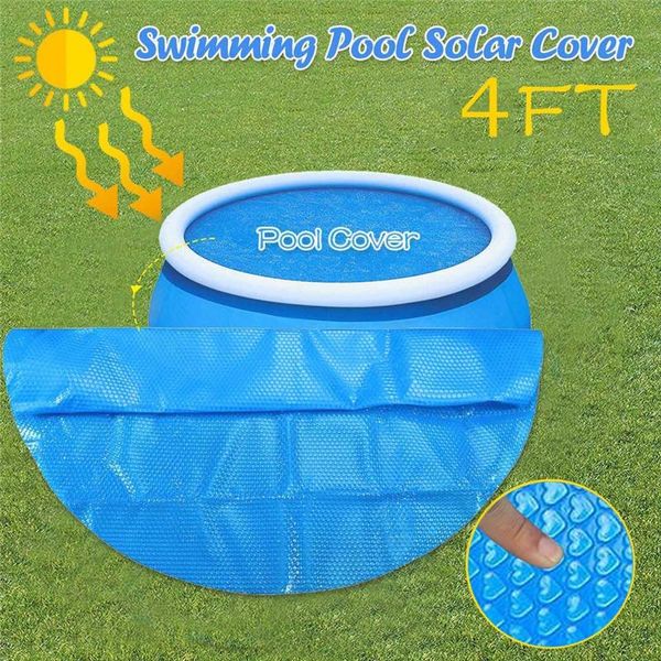 

pool & accessories foldable multiple size 4ft swimming ground cloth protective cover floor mat gasket suitable for round inflatable