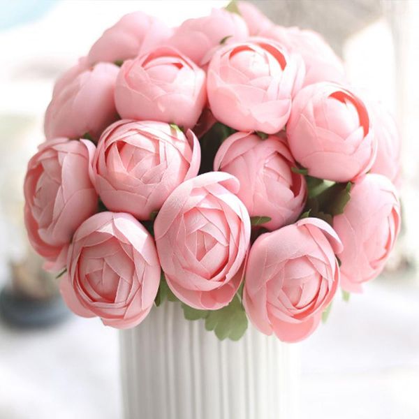 

head/bouquet artificial rose bouquet home party flowers decorative flower peony for wedding & wreaths