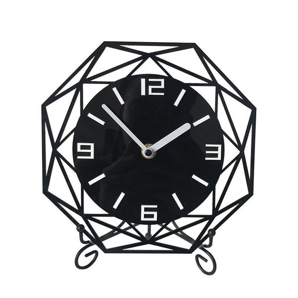 

desk & table clocks creative modern design rpet acrylic clock watch for home living room decoration crafts gift