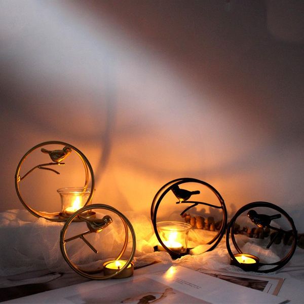 

geometric metal candle holder wrought iron candlestick living room bedroom decoration home accessories holders