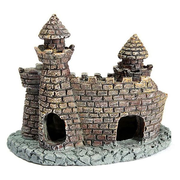

artificial house resin castle fish tank landscape ornament aquarium decorative accessories crafts decorations