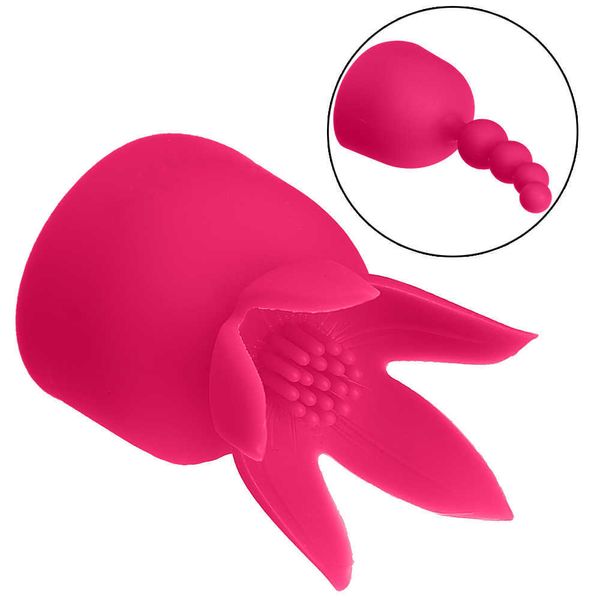 Massageartikel verbessern G-Punkt stimulieren Zauberstab-Aufsatz Vibrator-Zubehör Klitoris-Stimulation AV-Stab-Kopfkappe Sexy Spielzeug für Frauen