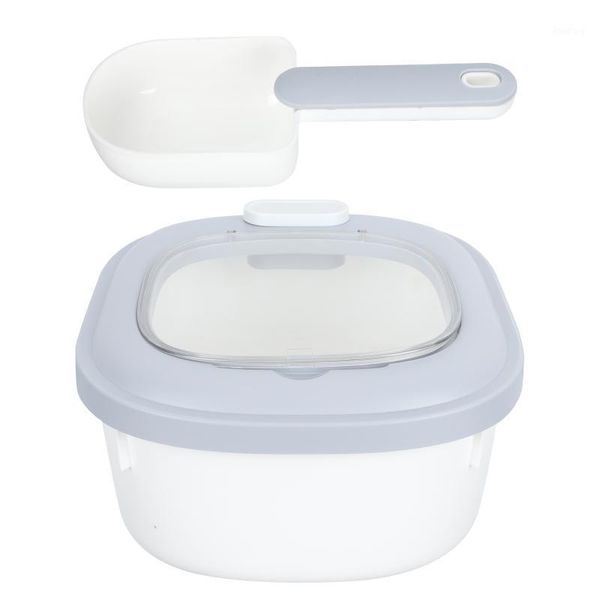 

storage bottles & jars 1 set household rice bucket plastic container kitchen box