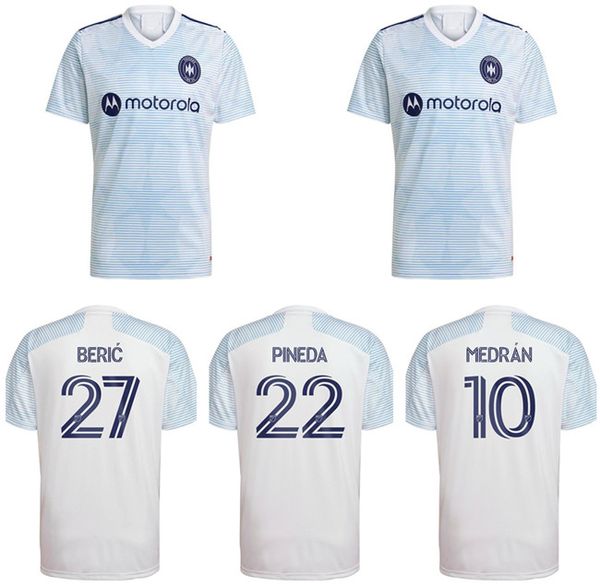 

2021 chicago soccer jerseys calvo medran pineda beric home away mls fire fc 21 22 high-quality fans version football shirt, Black;yellow