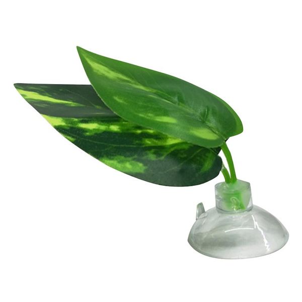 

double-layered simulation ornamental leaf betta fish rest spawning bed hammock for tank aquarium benl889 decorations