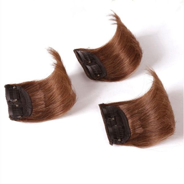

synthetic wigs houyan black straight hair wig replacement block pad covers white 2 clips brown lady