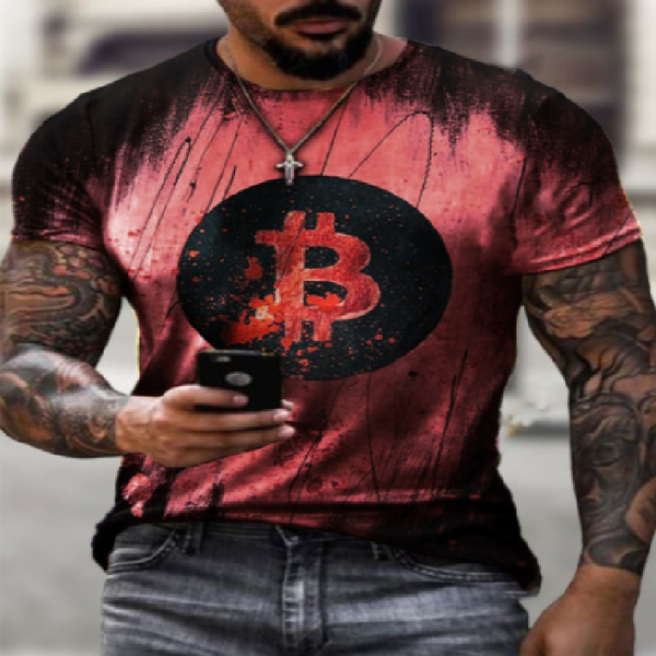 

yuppie style 3d printed t-shirt visual impact party shirt punk goth round neck high-quality american muscle style short sleeves, White;black