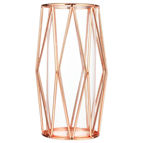 

vases 1pc iron art glass hydroponic container flower planter flowerpot plant