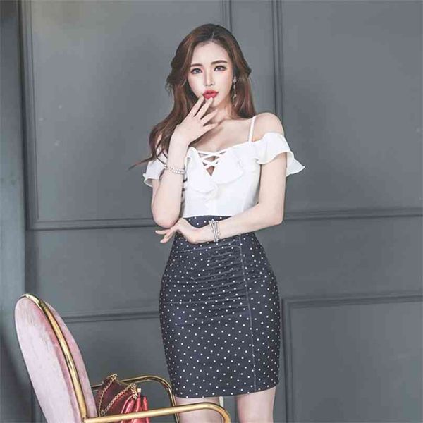 

off shoulder mini tight dress korean ladies summer sleeveless cabaret party office dresses for women 210602, Black;gray