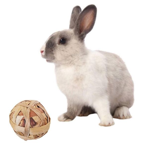 

small animal supplies pet hamster bite toy 7cm diameter grass ball
