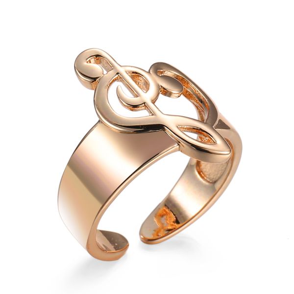 

selling hand jewelry open snap creative note ring, Slivery;golden