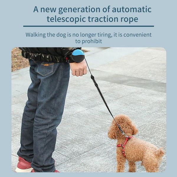 

dog collars & leashes automatically stretch pet rope handswrist retractable traction adjustable belt strap