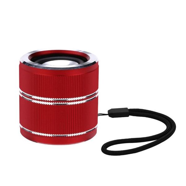 

bluetooth mini portable speaker desk3d stereo outdoor brief design red speakers