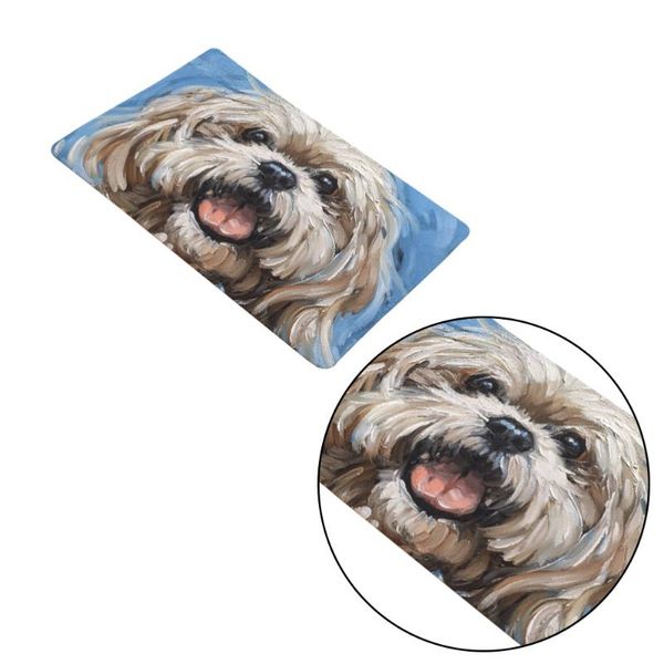 

carpets 1pc oil painting mat animal floor absorbent non-slip pad artistic door rug for home el (pattern 1 40x60cm)
