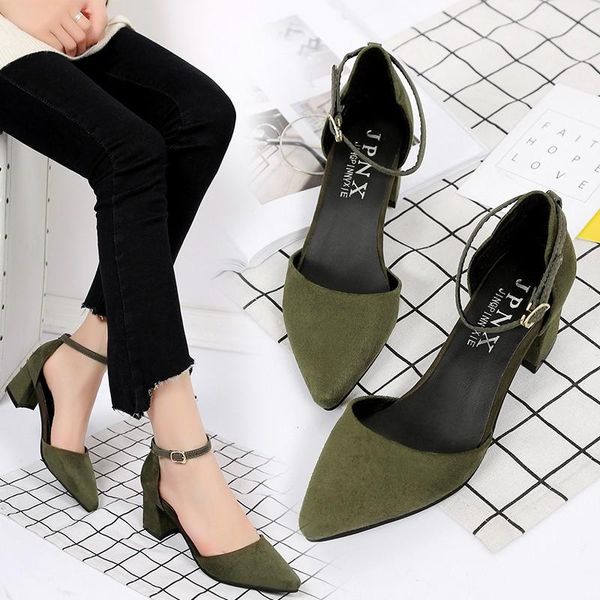 

sandals women fashion low heels summer shoes woman casual block heel middle hollow career pumps square, Black