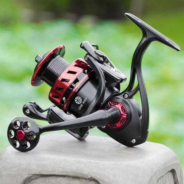 

carp fishing reel spinning rod coil metal spool wheel high speed 4.7:1 5.5:1 max drag 12kg 1000-7000 sea lure reels baitcasting