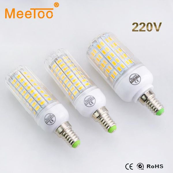 

bulbs e14 smd5730 led lamp 24-108led power equal incandescent 20w to 100w for el home art lighting bombillas corn 220v