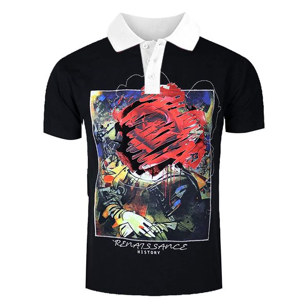 

dyeing men's 3d printing t-shirt visual impact party shirt punk goth round neck american muscle style short sleeves, White;black