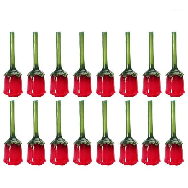 

storage bottles & jars 16pcs rose lip gloss subpackaging tube empty bottle