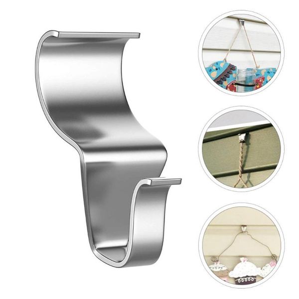 

hooks & rails 8pcs siding hook drilling needed hanger for camera wreath tool