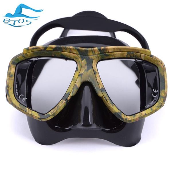 

diving masks myopia scuba mask camouflage anti fog for spearfishing gear swimming googles nearsighted lenses short-sighted
