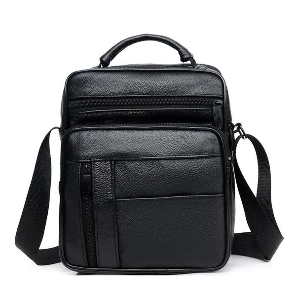 

school bags casual men shoulder bag vintage crossbody male pu leather handbag capacity messenger tote