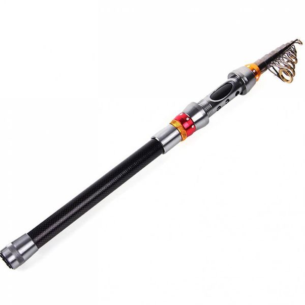 

2.4m carbon fishing rod sea pole for freshwater and boat rods